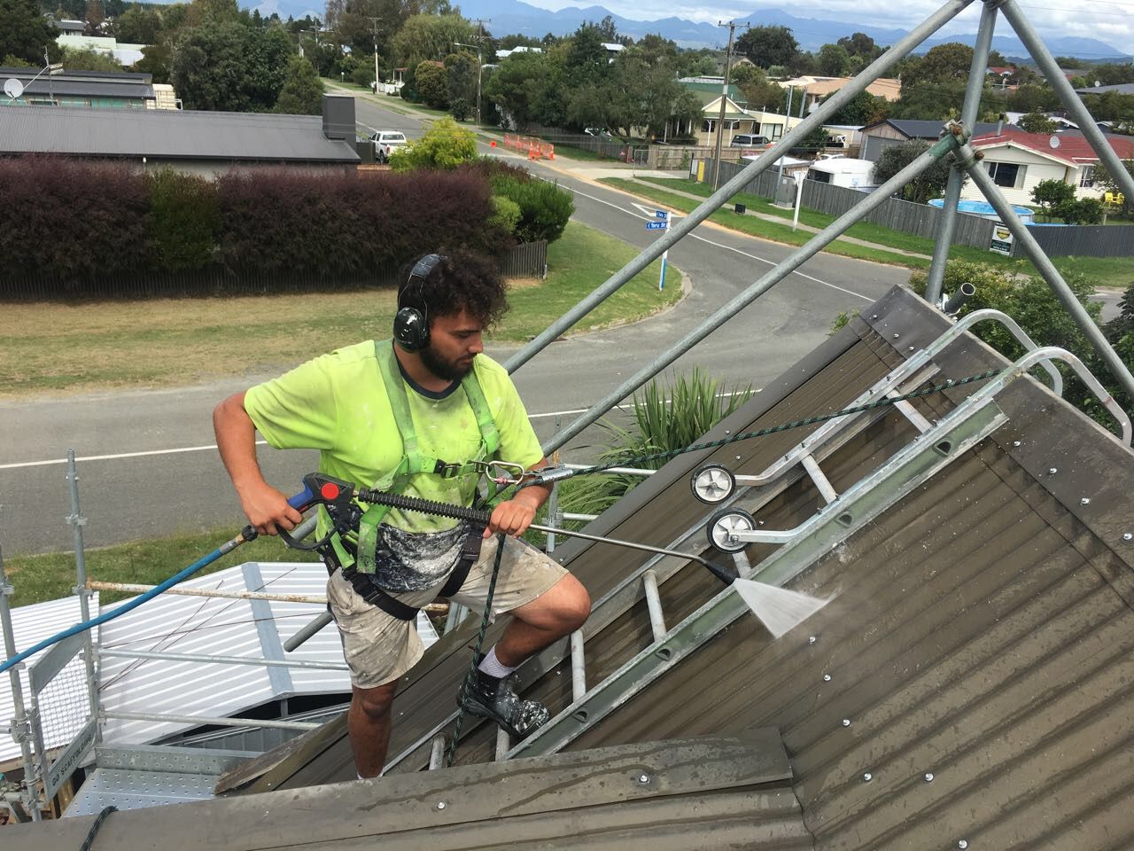 Nelson's roof painting experts